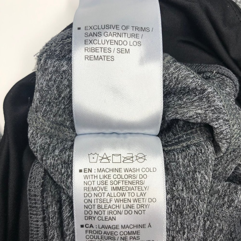 Leg3nd Heathered Gray Yoga Leggings Capri Small - Picture 7 of 8